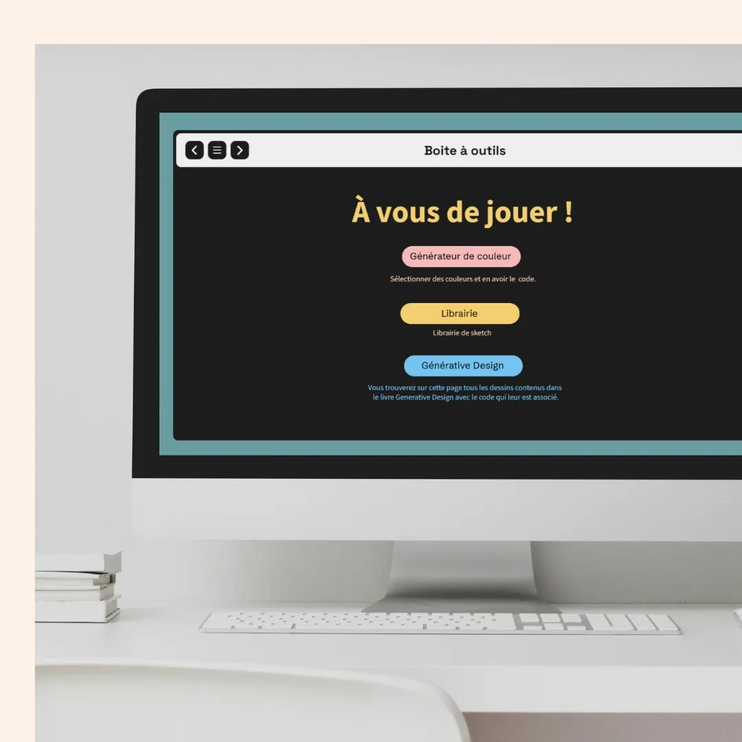 Activité « À vous de jouer ! » du module de code créatif
