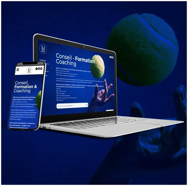Pages conseil, formation et coaching du site 2J2C