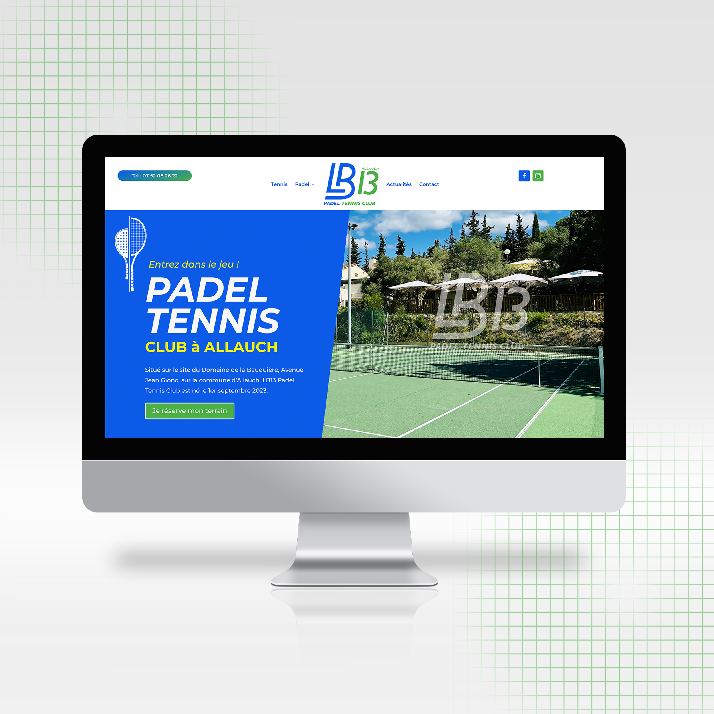 LB13 club de tennis et padel à allauch - site